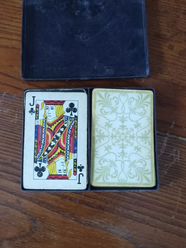 2 Whole Decks Of Cards And Case
