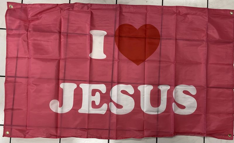i Love Jesus Flag