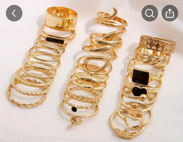 Golden Yellow Rings