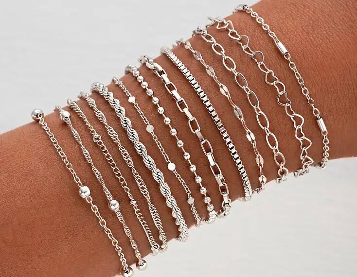 Elegant &amp; Vintage Inspired Silvery Bracelets
