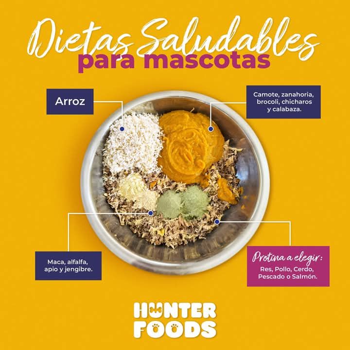 Dietas cocinadas presentación de 1/2 kg