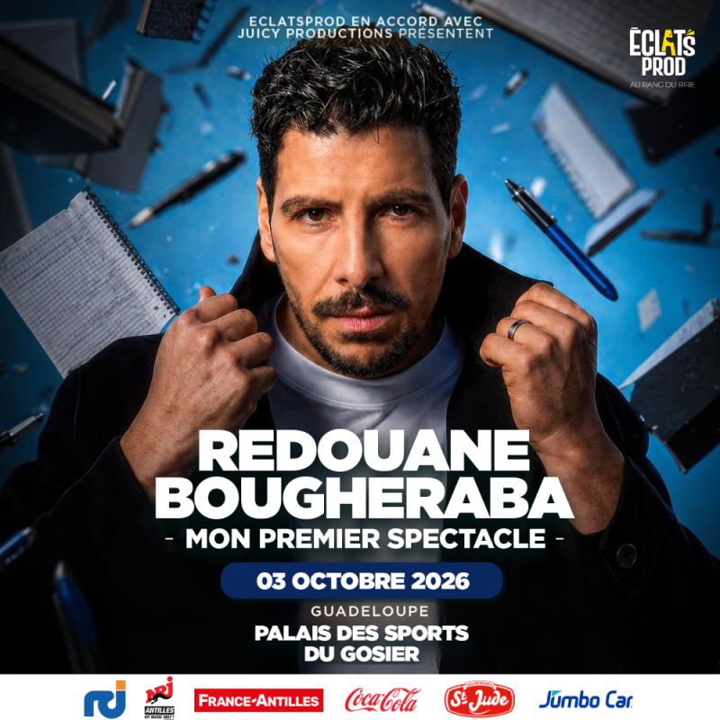 REDOUANE BOUGHERABA - " A jamais "  Samedi 03 Octobre 2026 à 20h