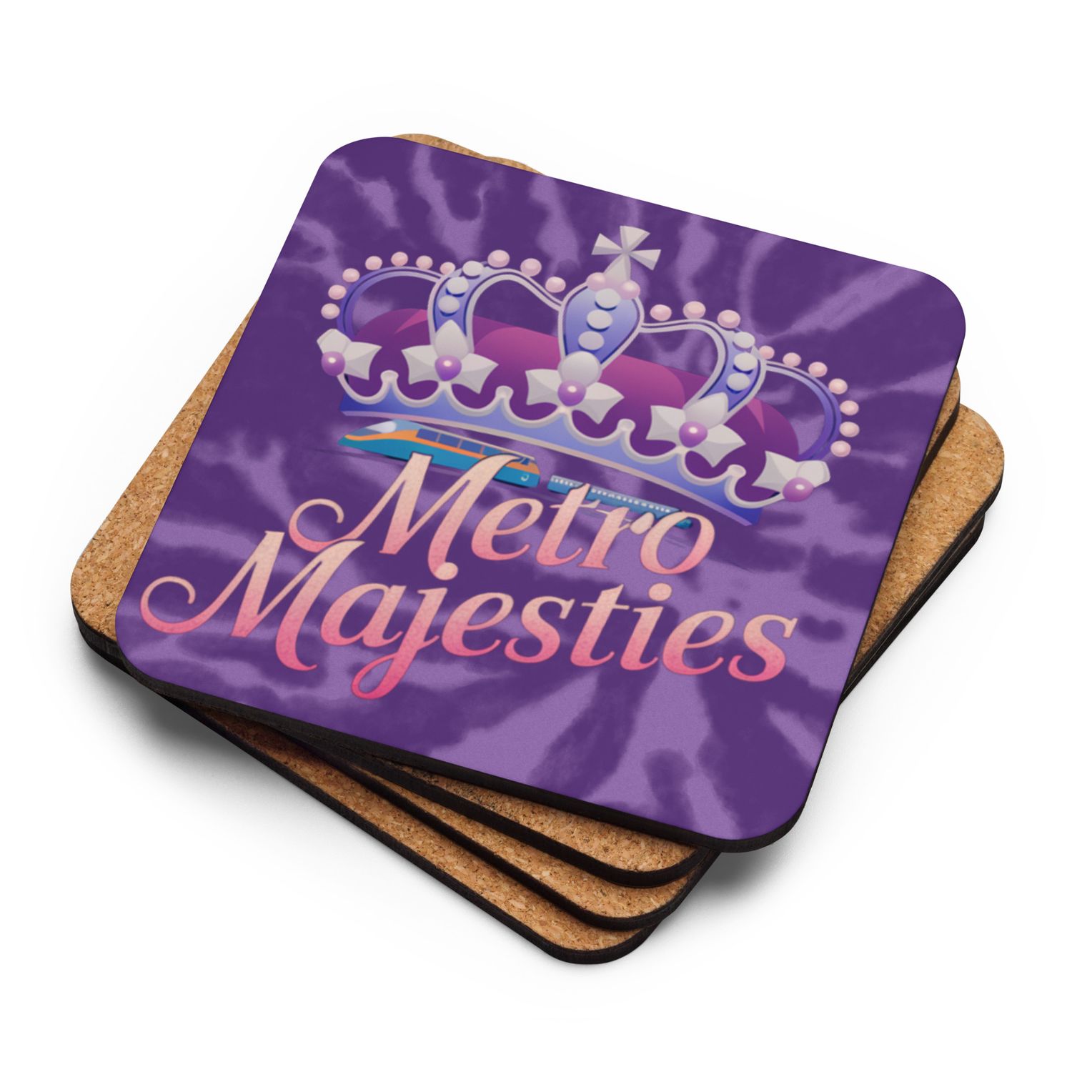 Purple Crown Coaster