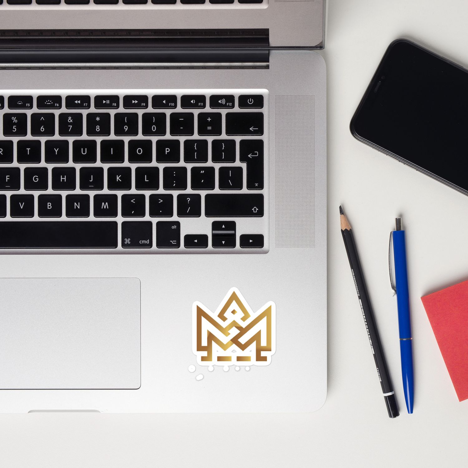 Crown Logo Sticker