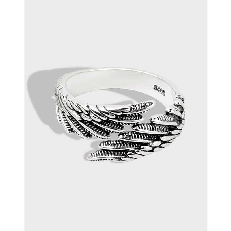 Angel Wings Sterling Silver Ring