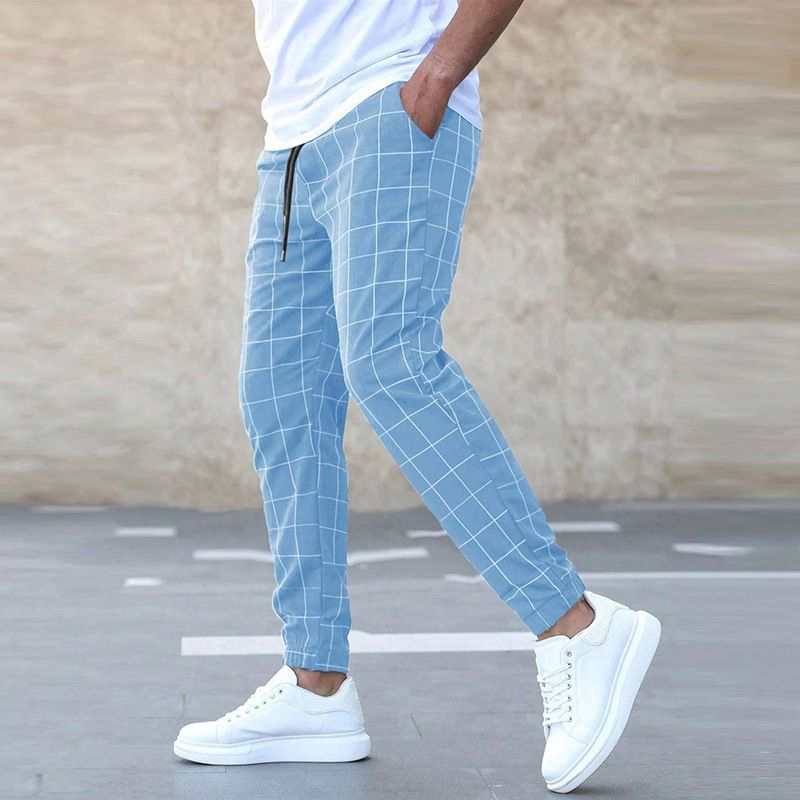 Plaid Casual Pants