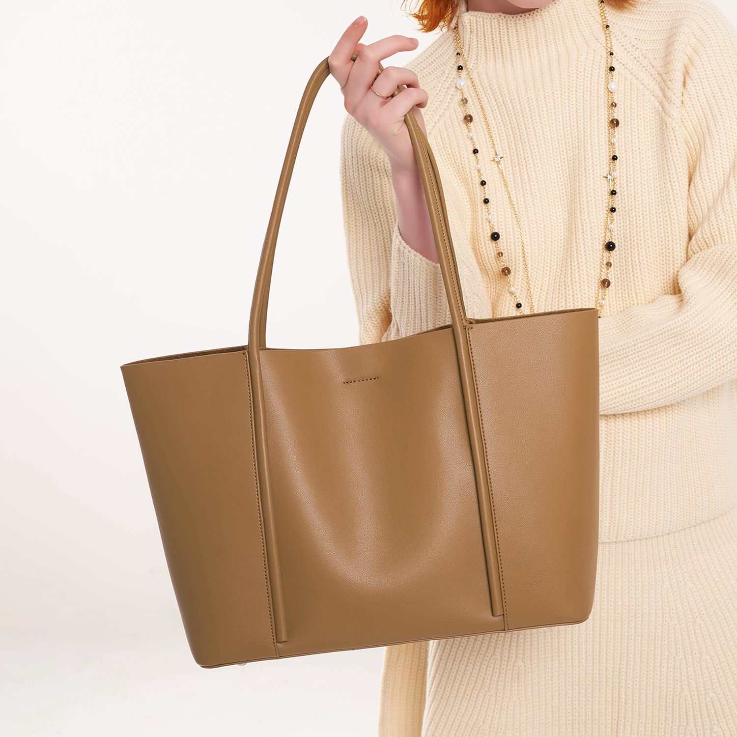 Large Leather Tote Bag