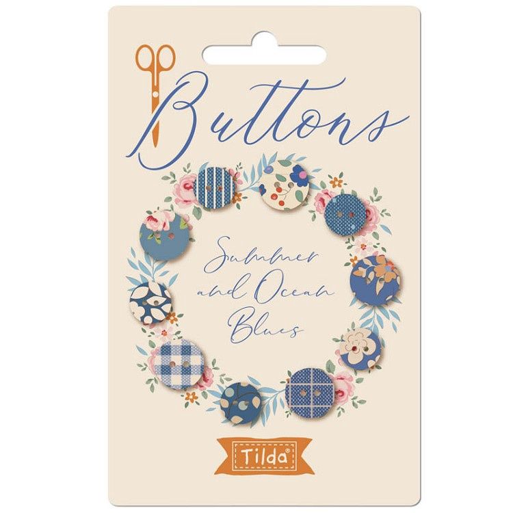 Tilda Buttons | Summer Creating Memories | 10 &amp; 12 mm