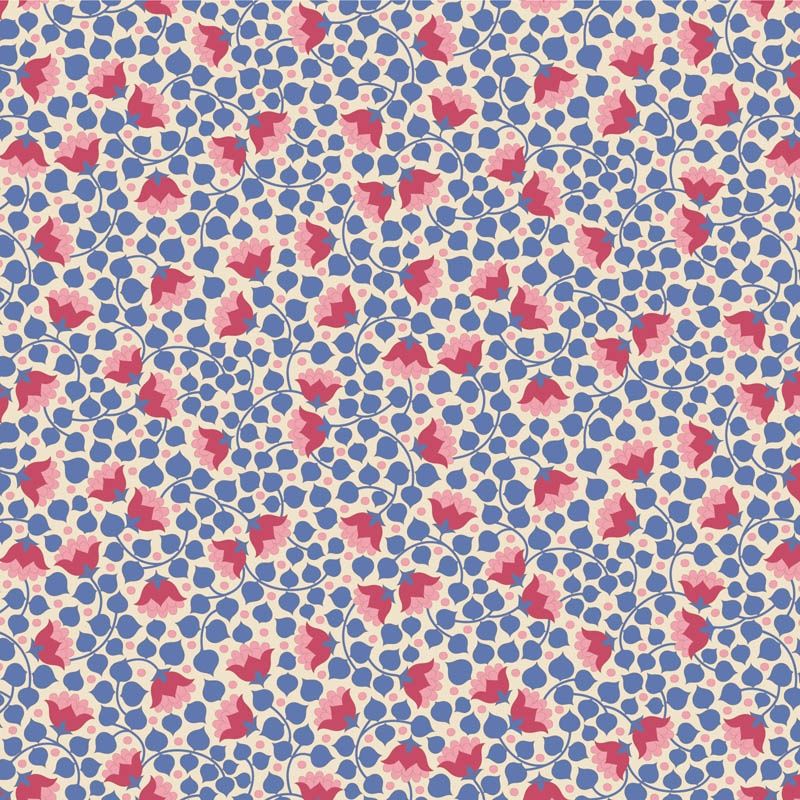 Bellflower in Denim | Wallflower by Tilda | per 10cm