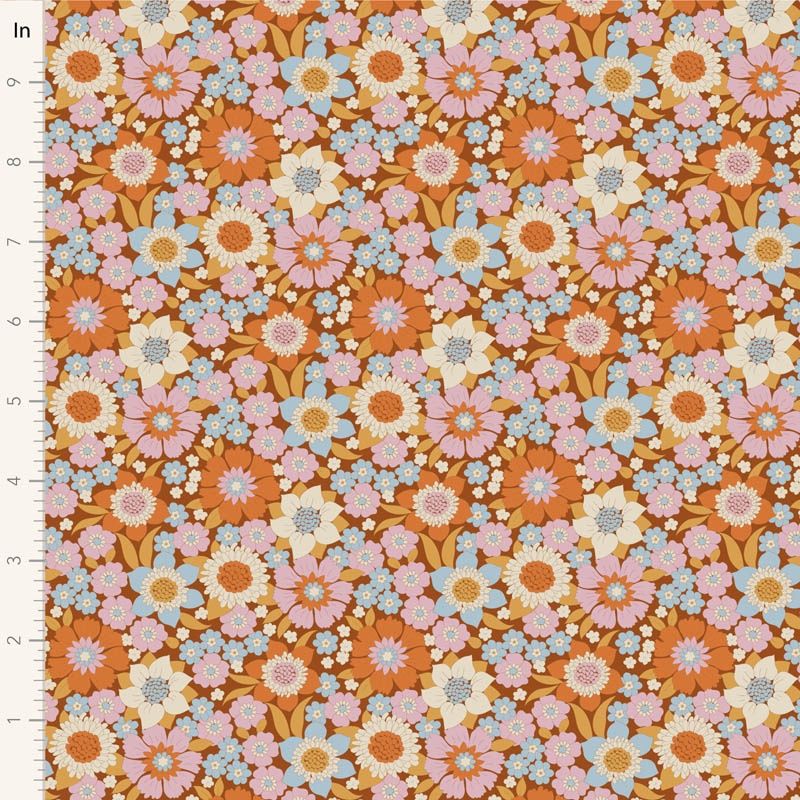 Lauren in Caramel | Wallflower by Tilda | per 10cm