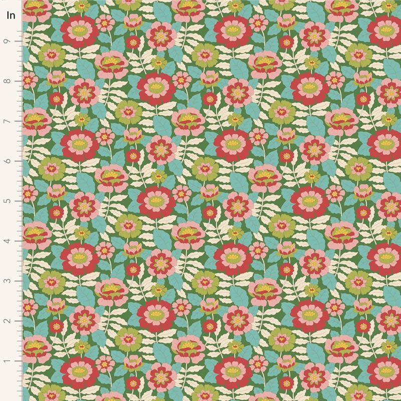 Beverly in Green | Wallflower by Tilda | per 10cm