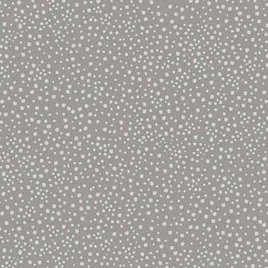 Irregular White Spots on Grey | Choose to Shine by Contempo | per 10cm