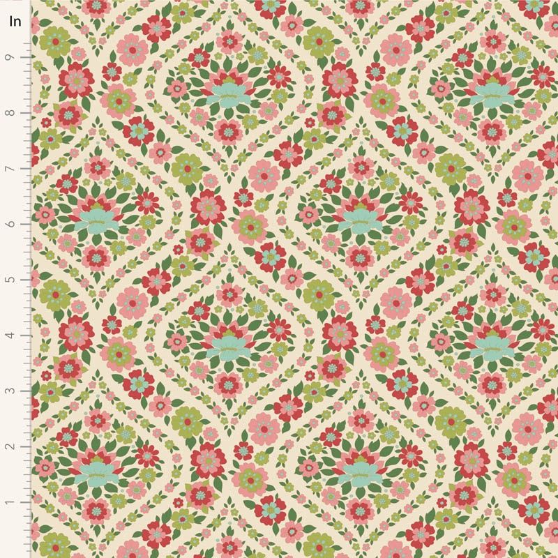 Bianca in Green | Wallflower by Tilda | per 10cm
