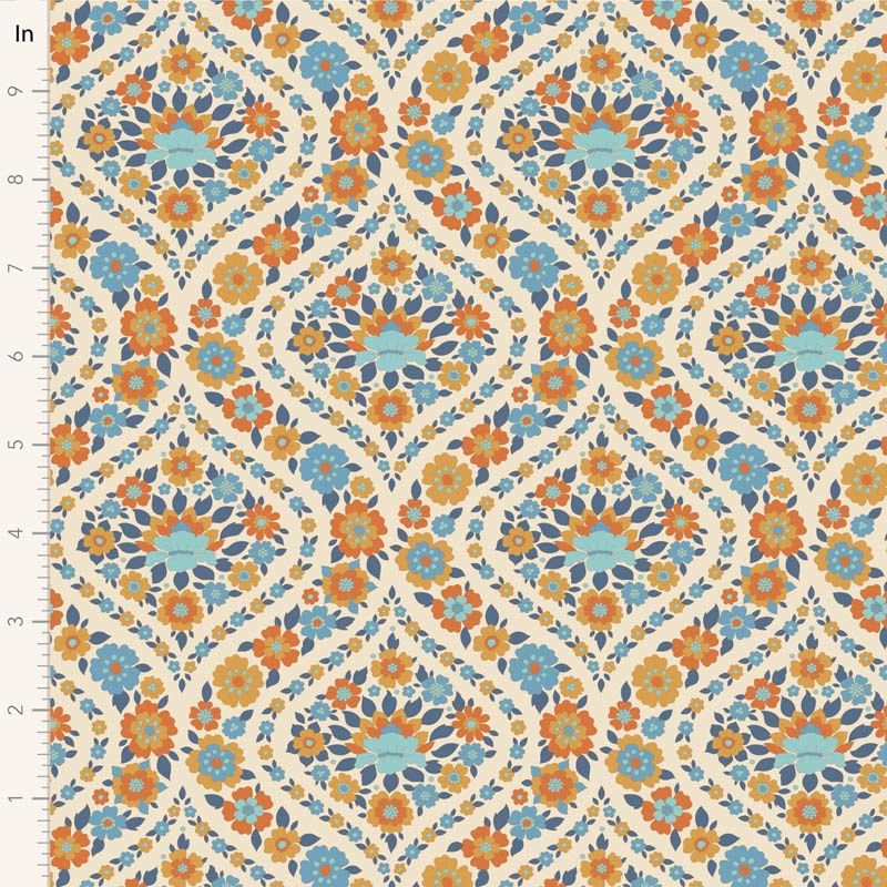 Bianca in Blue | Wallflower by Tilda | per 10cm