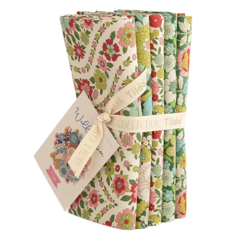 FQ Bundle in Green | Wallflower by Tilda | per bundle