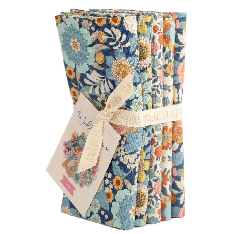 FQ Bundle in Blue | Wallflower by Tilda | per bundle