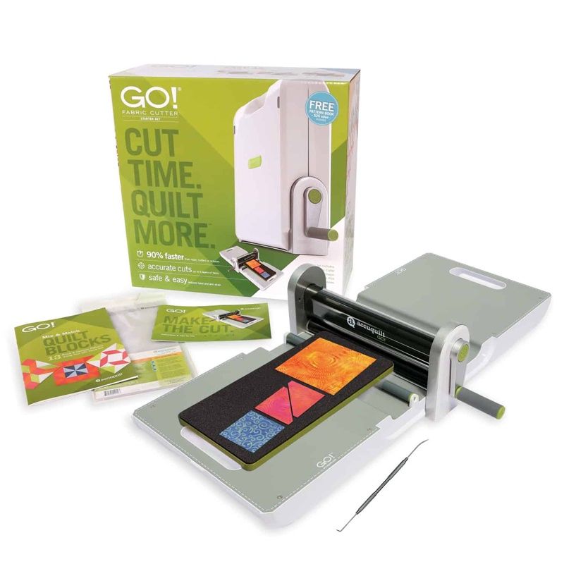 AQ55100H - AccuQuilt - GO! - Fabric Cutter Starter Set