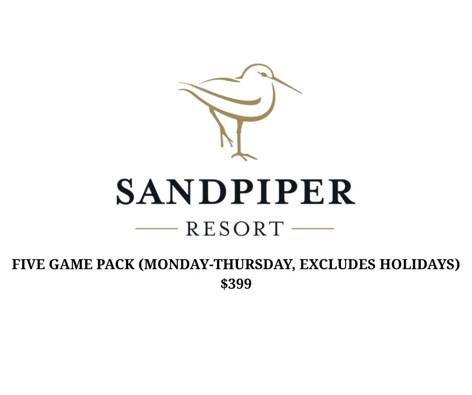 Five Game Pack (Monday-Thursday, excludes holidays)