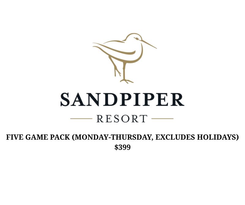 Five Game Pack (Monday-Thursday, excludes holidays)