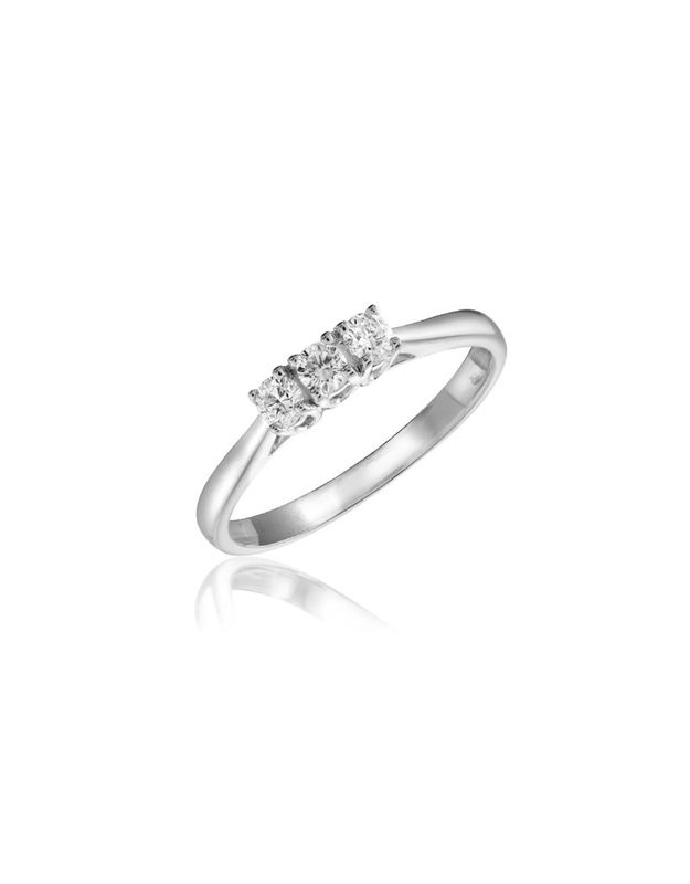 Bague Trinity diamants
