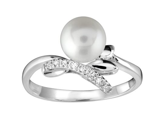 ​Pearl diamond Ring