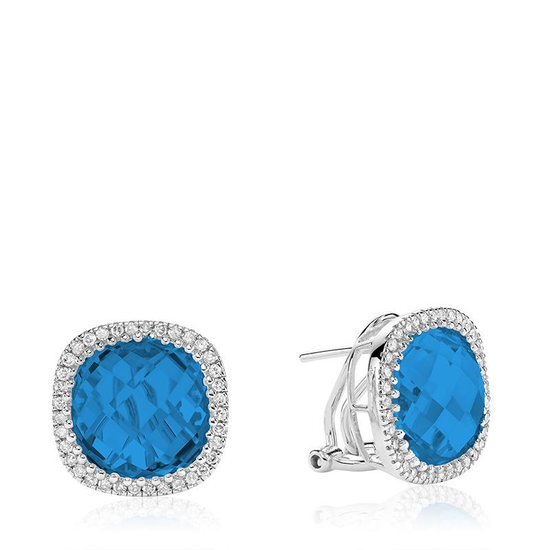 London Blue Topaze Earrings