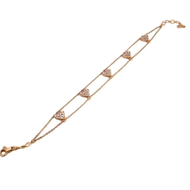 Womens heart bracelet