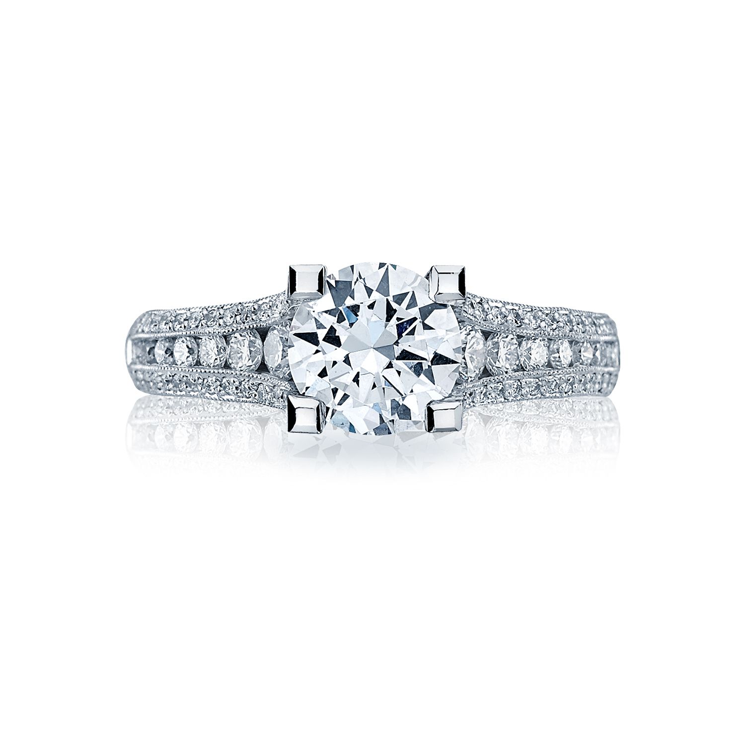Tacori Classic crescent Engagment ring