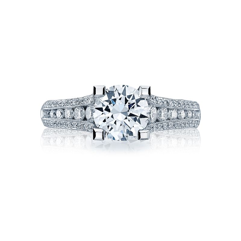 Tacori bague fiançailles Classic Crescent