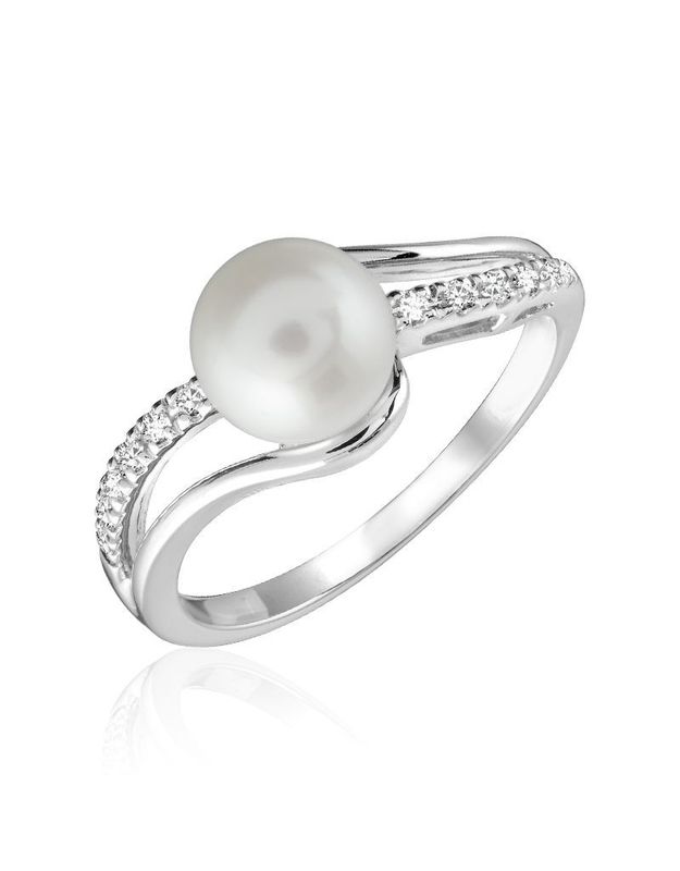Bague Perle et Diamants