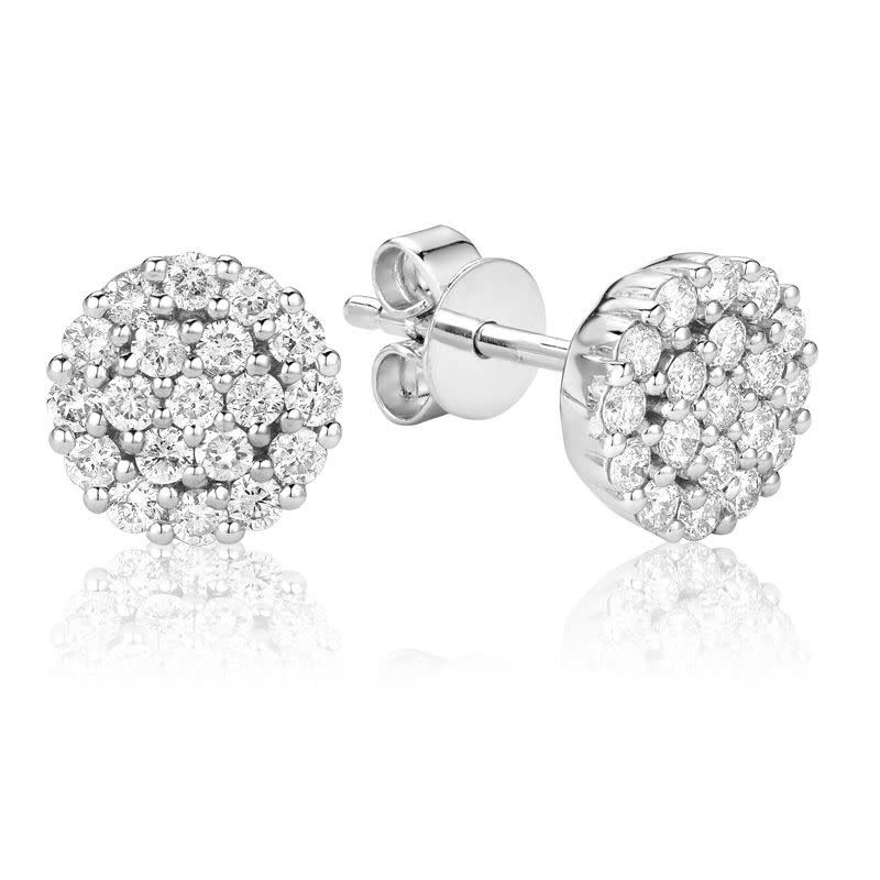 Boucles D'oreilles Diamants