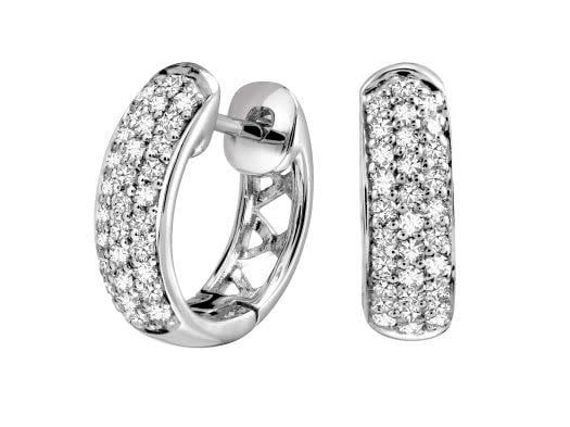 Boucles D'oreilles Diamants