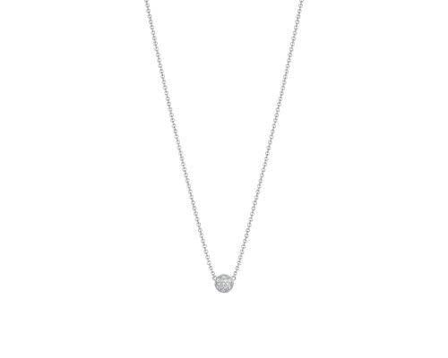 SN195- TACORI CHAINE PENDATIF ARGENT DIAMANT(S) 0.20CT