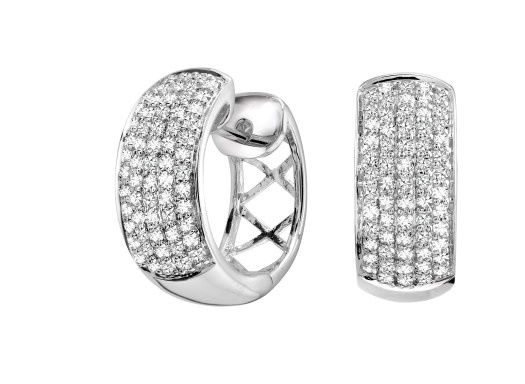 Boucles D'oreilles Diamants huggie