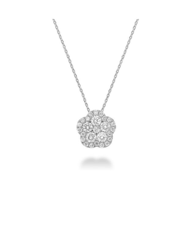 Flower Diamond Pendant