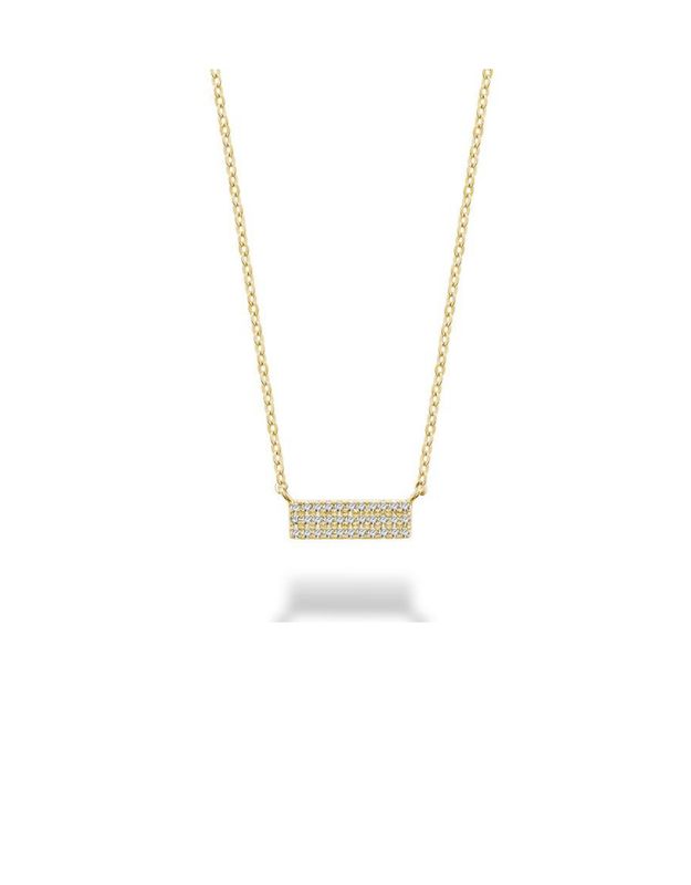 Diamond Bar Necklace