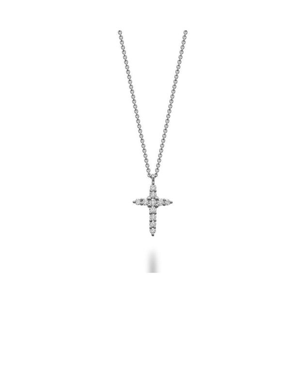 Diamond cross pendant