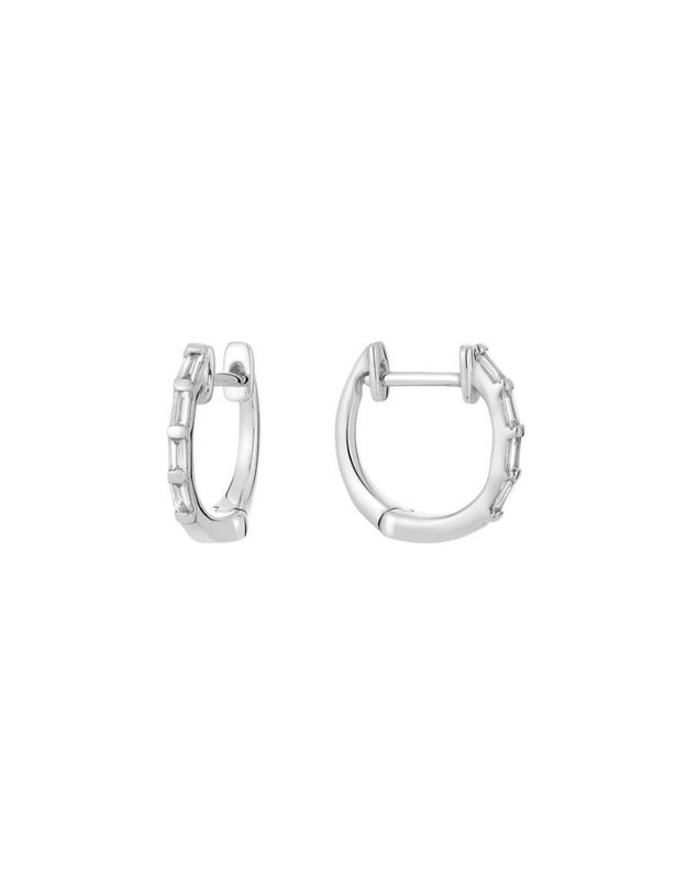 Boucles D'oreilles huggies diamants