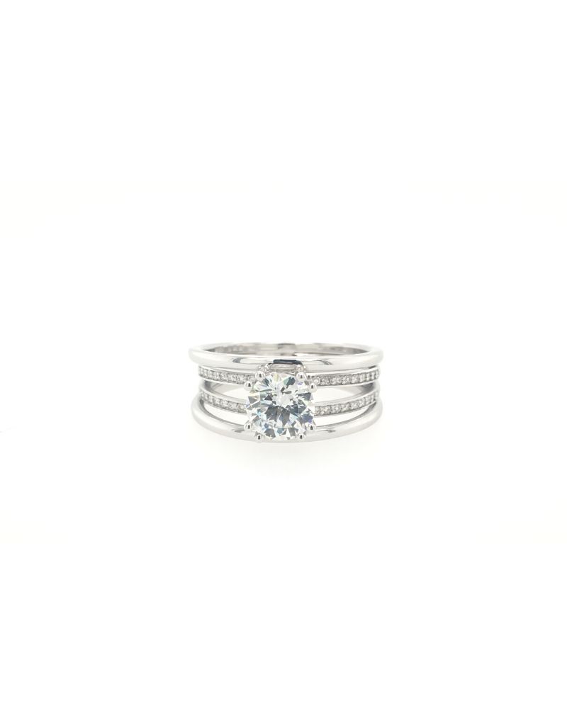 Bague fiançailles solitaire