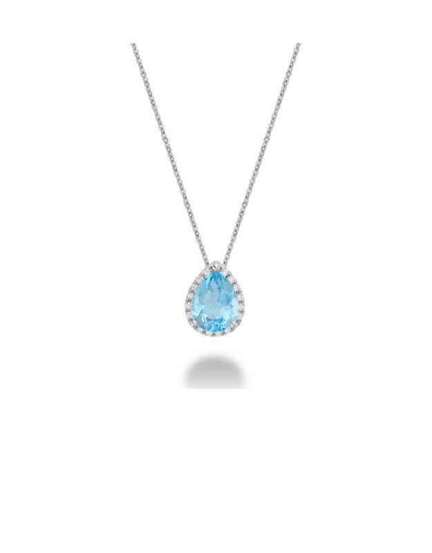 Pendentif diamant pierre précieuse