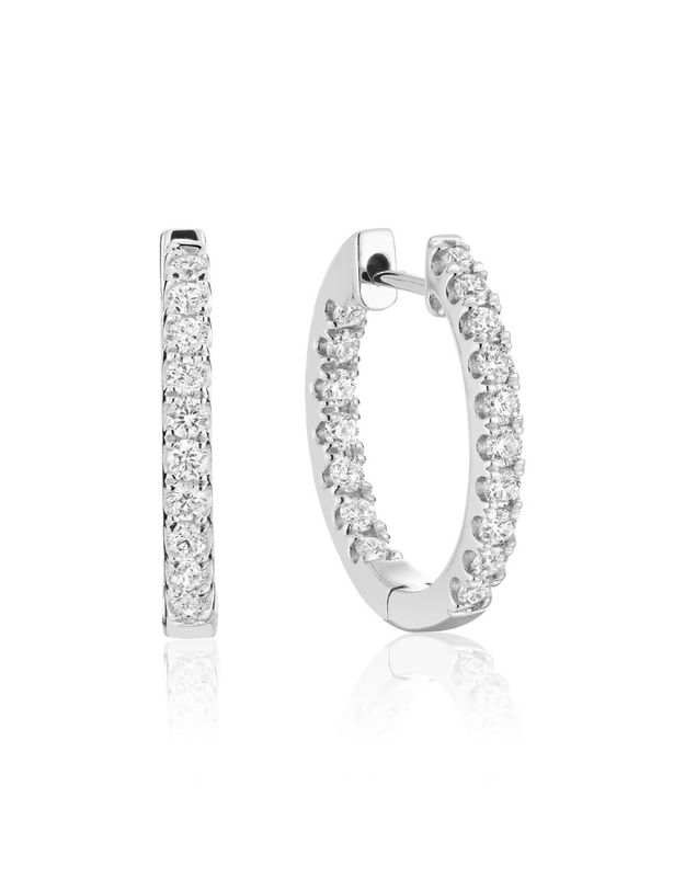Boucles d'oreilles diamant