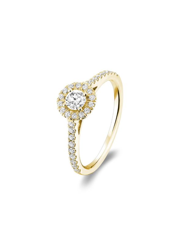 Bague Fiançailles Halo