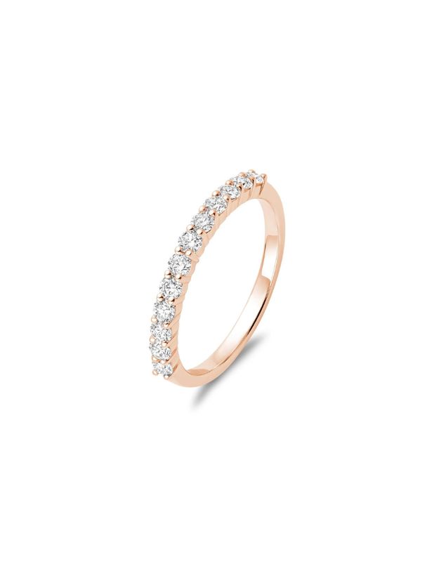 Bague Demi Éternité diamants