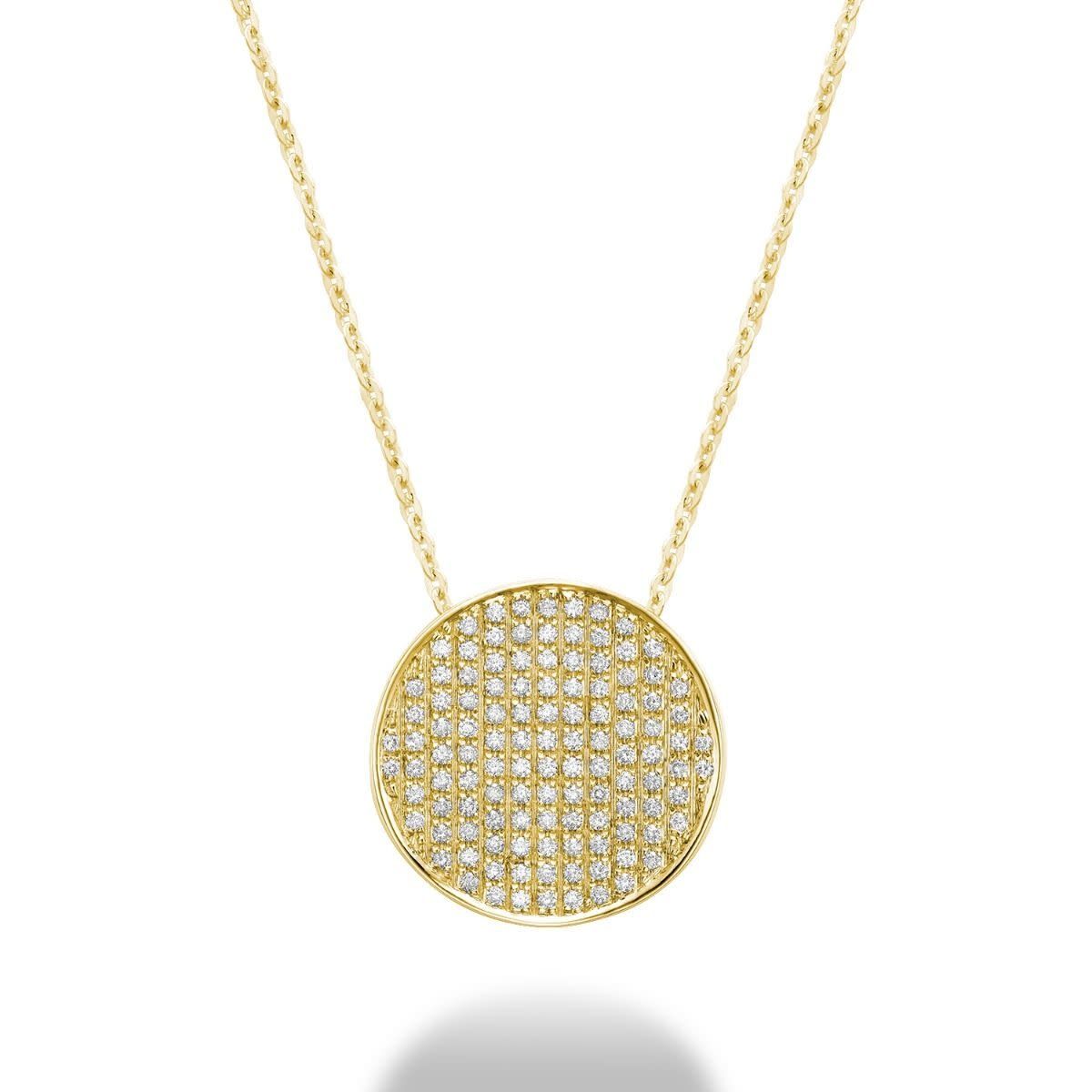 Disk Pendantif Diamant