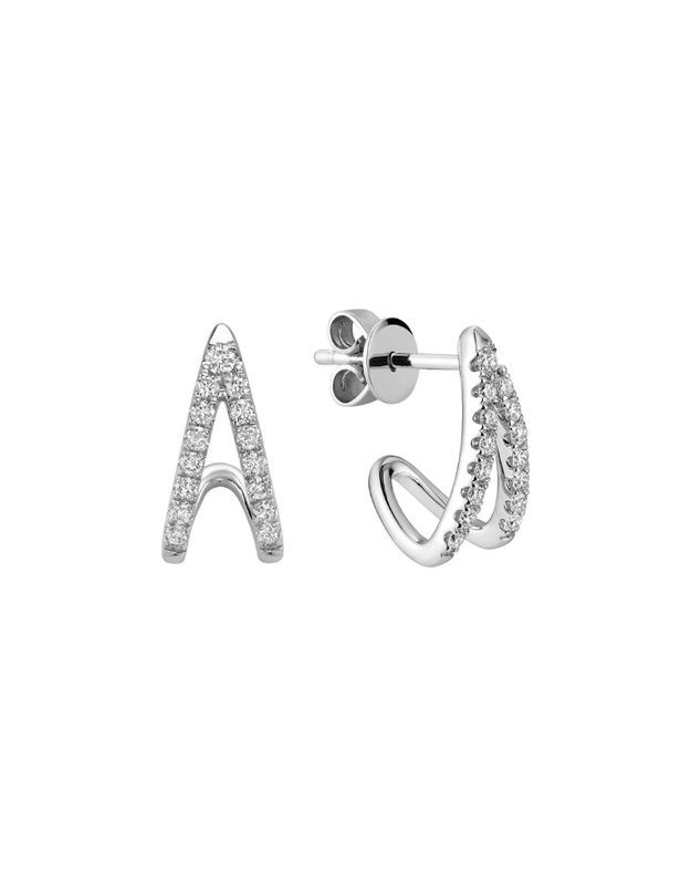 Boucle d'oreilles diamants