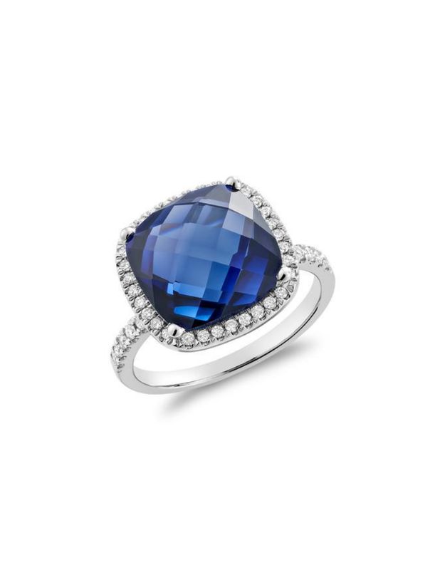 Bague fantasie en diamants
