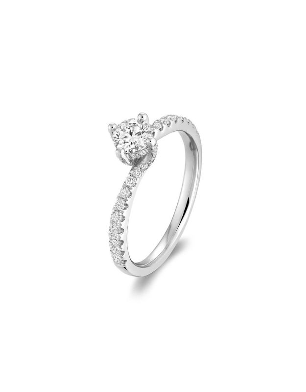 Bague fiançailles solitaire