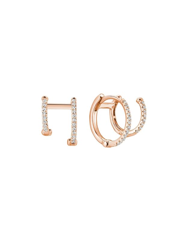 Boucle d'oreilles diamants
