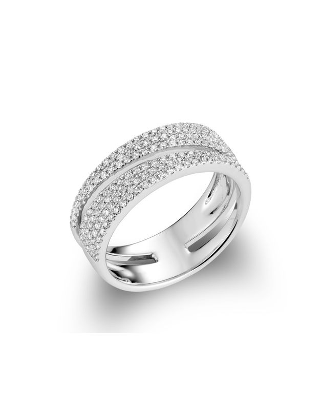 Bague femme diamants
