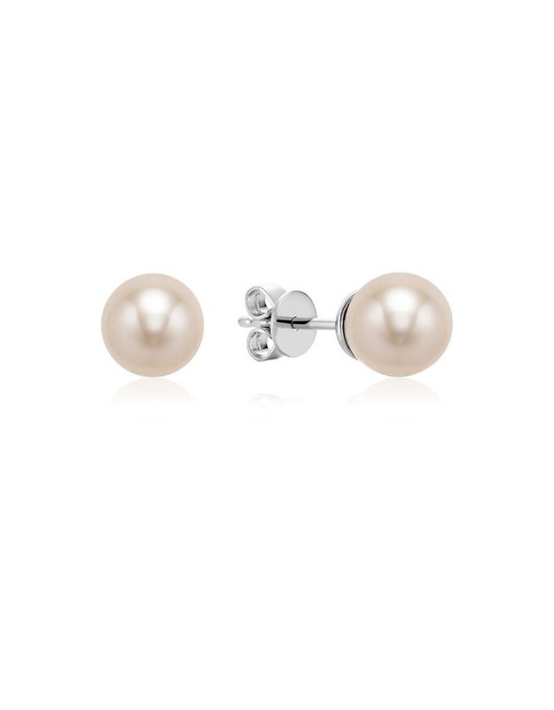 Boucles d'oreilles fixes perles
